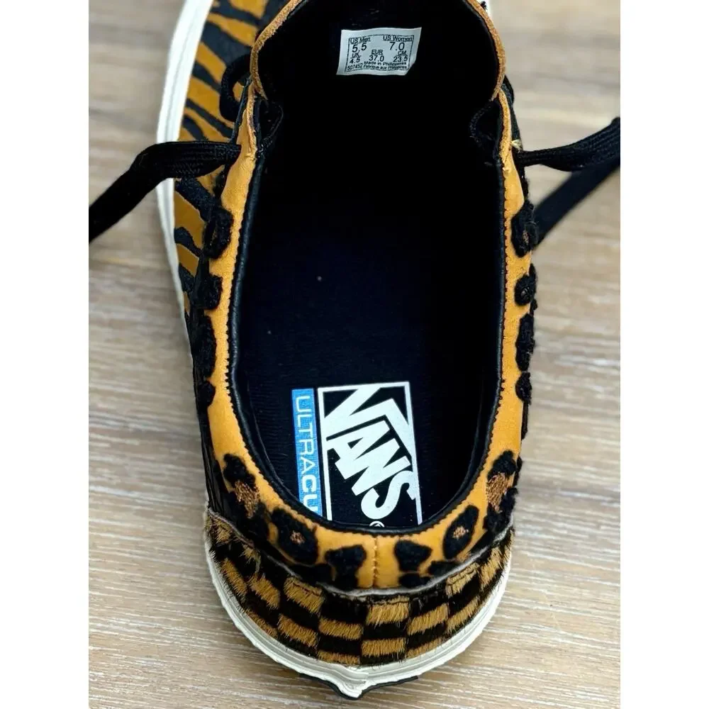 Vans X Billy's Bold NI Skate Shoes Mens 5.5 Womens 7.0 Wild Animals Mixed Media